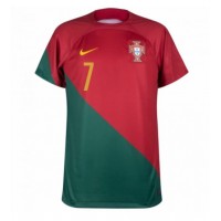 Koszulka piłkarska Portugalia Cristiano Ronaldo #7 Strój Domowy MŚ 2022 tanio Krótki Rękaw
